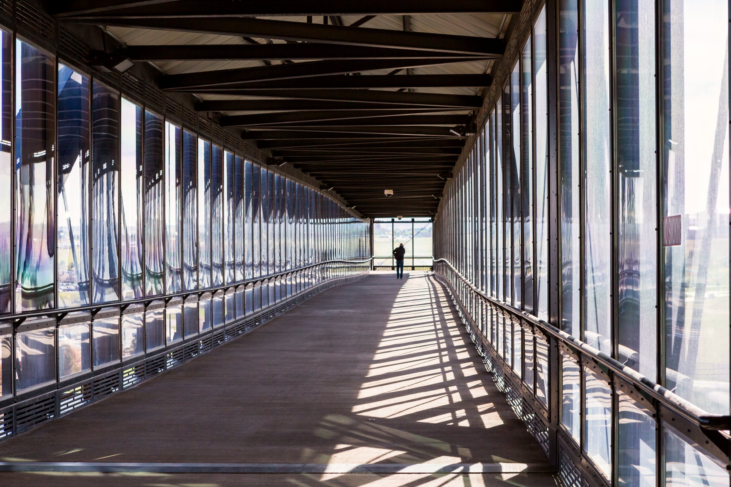 Light rail station in Lone Tree, Colorado